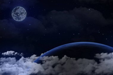 Dünya saatleri konsepti. Parkta, üzerinde bitkiler yetişen toprağı tutan insan elleri. Dünya Günü konsepti