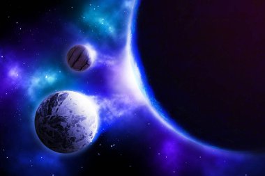 Mağaradan çıkış, gece manzarası, dolunay ve kırsal gece.. 