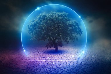 Mağaradan çıkış, gece manzarası, dolunay ve kırsal gece.. 