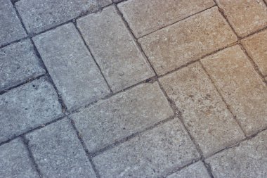 Döşeme taşlarıyla döşenmiş zemin