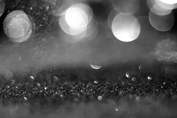 Glitter Abstract Black White Background — Stock Photo, Image