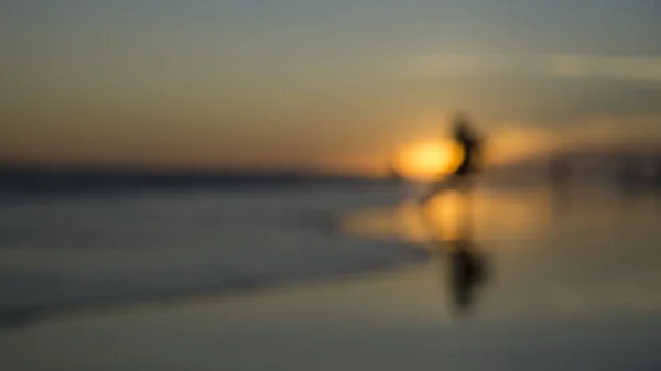 Nice Sunset Beach Yogyakarta Indonesian — Stock Photo, Image