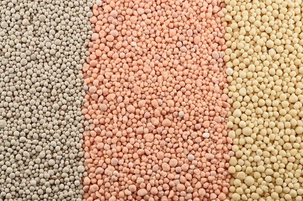 Minerální hnojiva granule — Stock fotografie