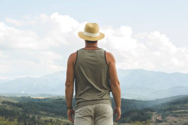 Rila Dağları Bulgaristan seyahat adam