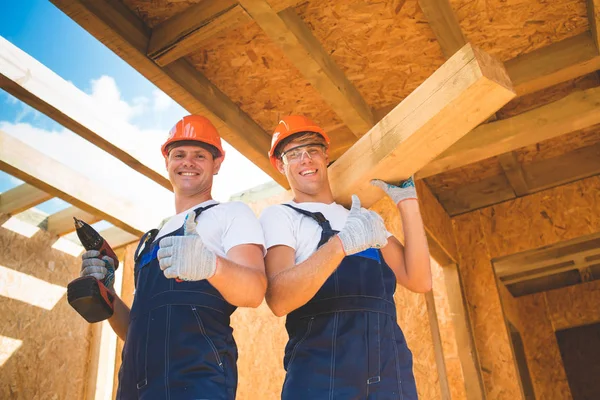 Building House Sip Panels — Stock Photo, Image