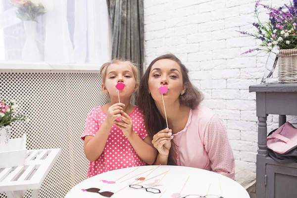 Maman et sa petite fille — Photo