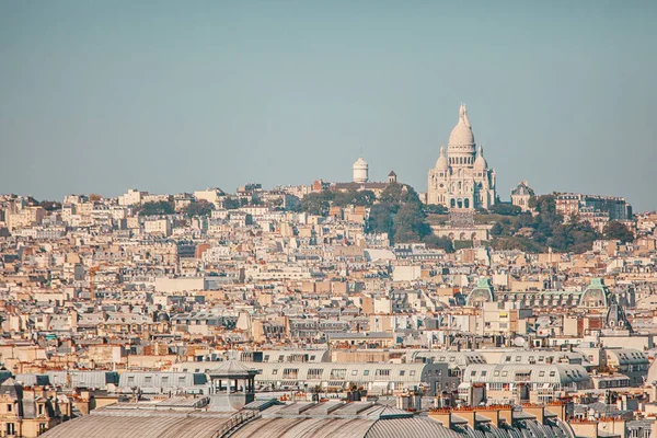 Uitzicht op de basiliek van Sacré-Coeur — Stockfoto