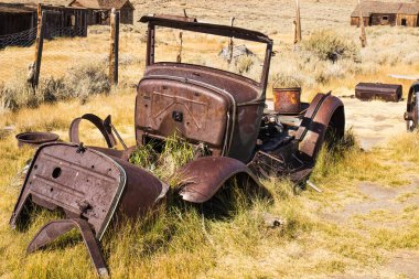 Hayalet kasaba Vintage otomobil parçaları