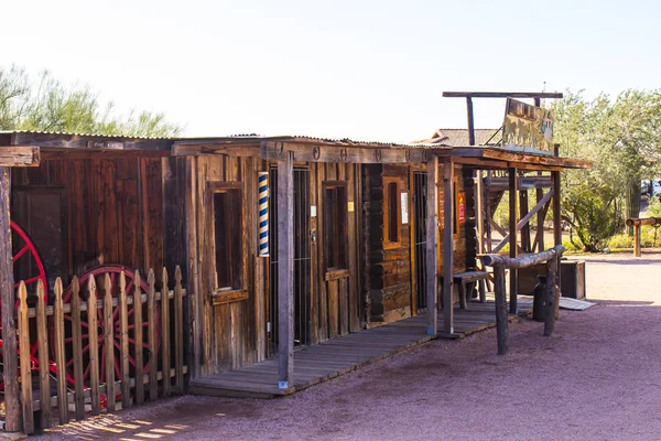 Frentes Lojas Ocidentais Deserto Arizona — Fotografia de Stock