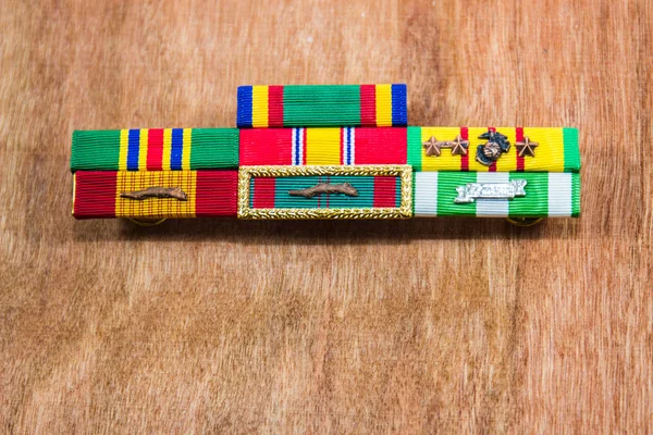 Display Vietnam Veteran Ribbons — Stock Photo, Image