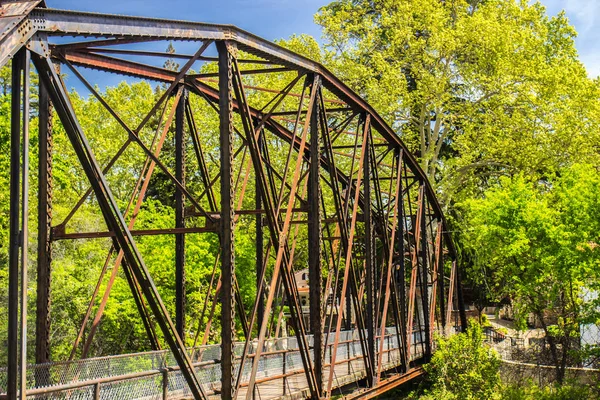 Pont de marche en fer — Photo