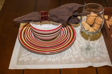 Bir konuk için yer ayarı