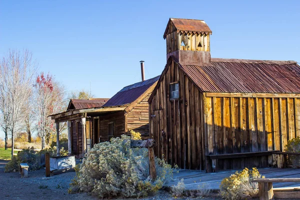 Imágenes: cabanas | Cabañas Madera Retro Vintage Banqueta Madera — Foto