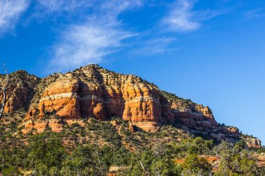Red Rock dağ kayalıklardan yüksek çöl