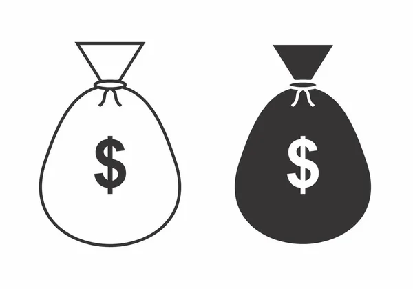 Money bags illustrations — Stock Vector