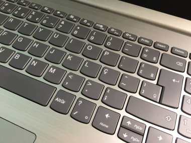Ayrıntı dizüstü klavye
