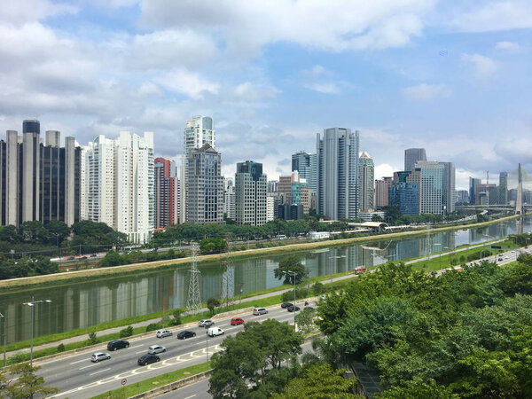 Sao Paulo skyline Brazil