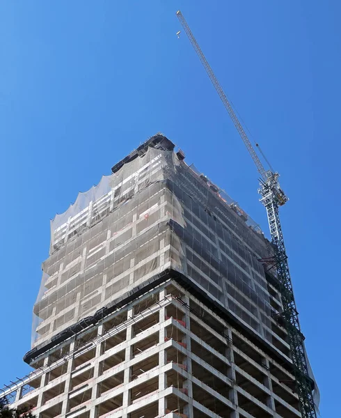 Gebäude im Bau — Stockfoto