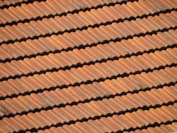 Red clay tiles — Stock Photo, Image