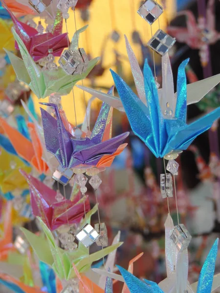 Colorful japanese origami — Stock Photo, Image