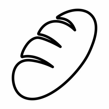 ekmek simgesi illüstrasyon