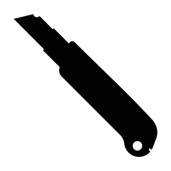 刀具黑暗轮廓 — 图库矢量图片