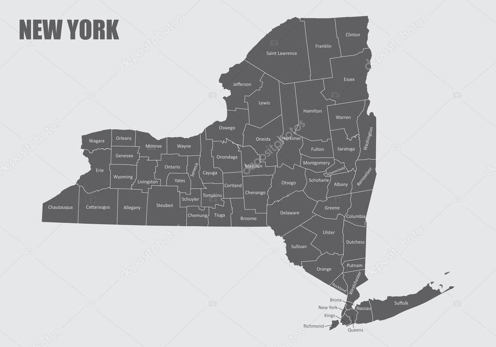 New York and its counties