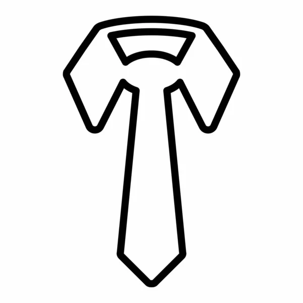 Obrázek ikony kravatu — Stockový vektor