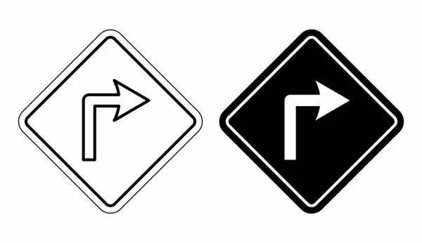 Ikony levého znaku — Stockový vektor