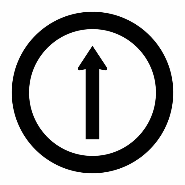 Panneau de signalisation droite — Image vectorielle