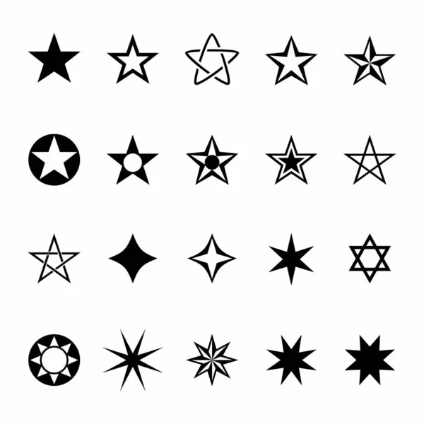 Σύνολο των αστεριών — Διανυσματικό Αρχείο