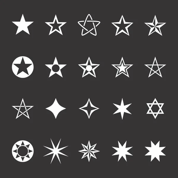 Conjunto de estrellas — Vector de stock