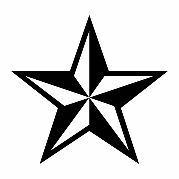 Étoile à cinq branches — Image vectorielle