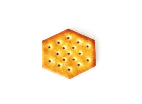 Salziger Cracker-Keks — Stockfoto