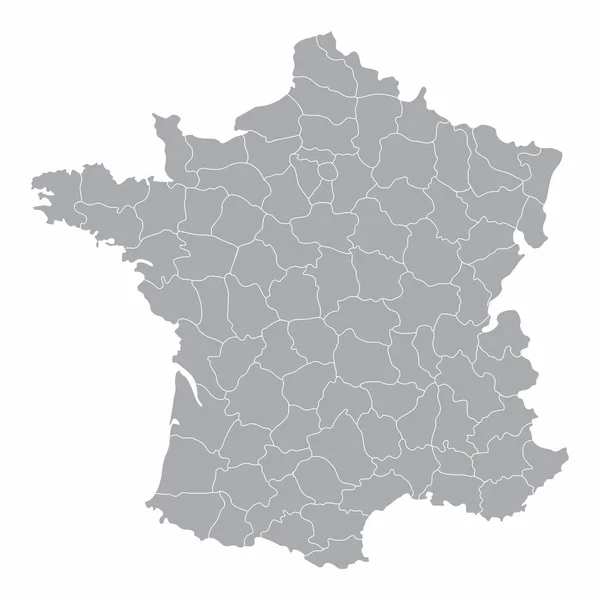 Mapa Francji — Wektor stockowy