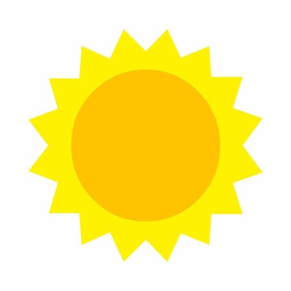 Sun icon illustration — Stock Vector