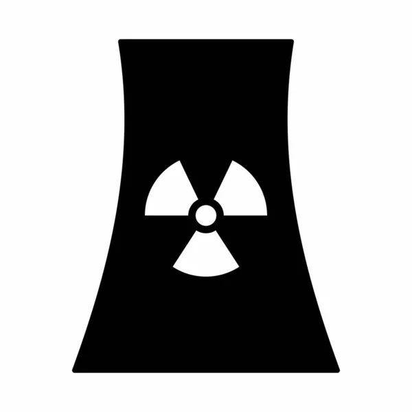 Nükleer santral simgesi — Stok Vektör