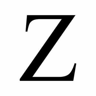 Zeta greek letter icon clipart