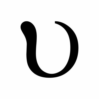 Küçük harf büyük harf simgesi beyaz arkaplanda