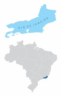 Rio de Janeiro eyalet haritası