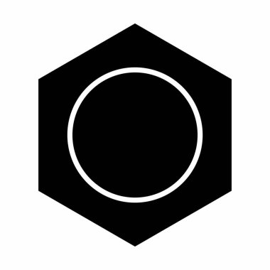 Beyaz arkaplanda Benzen siyah resim