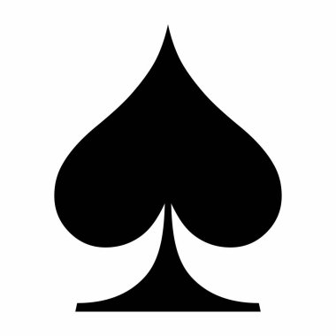 Siyah Maça takım elbise resmi beyaz ekmek parkında