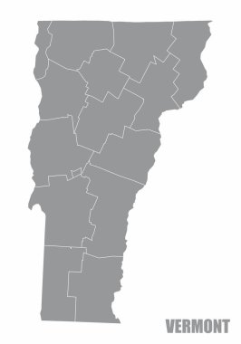 Vermont Eyaleti haritası
