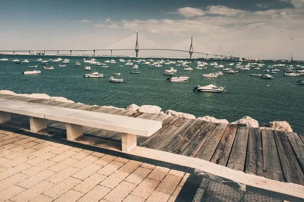 Ponte Pepa Nella Baia Cadice — Foto Stock