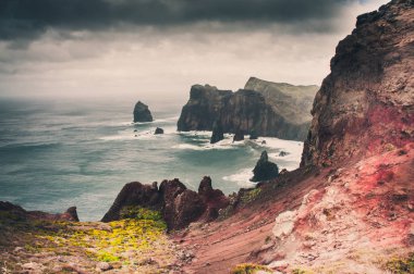 Cliffs Saint Lorenzo noktasının Madeira