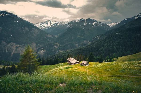 Haus Herzen Der Berge Großglockner Österreich — Stockfoto