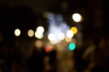 Bulanık ışıklar doku