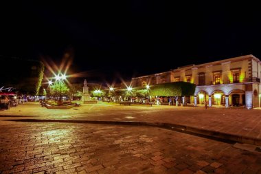 Şehir merkezindeki Queretaro, Meksika