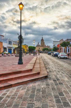 Şehir merkezindeki Queretaro, Meksika