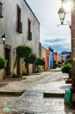 Şehir merkezindeki Queretaro, Meksika